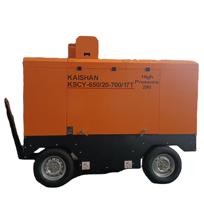 KSCY-650/20-700/17 18m3/Min 650CFM 20bar 17bar पोर्टेबल रोटरी गैस पेंच एयर कंप्रेसर पेंच कंप्रेसर