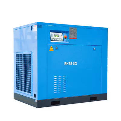 इलेक्ट्रिक 55kw 100hp 10m3/min 8 बार हवा कंप्रेसर रोटरी गैस कंप्रेसर BK55-8G